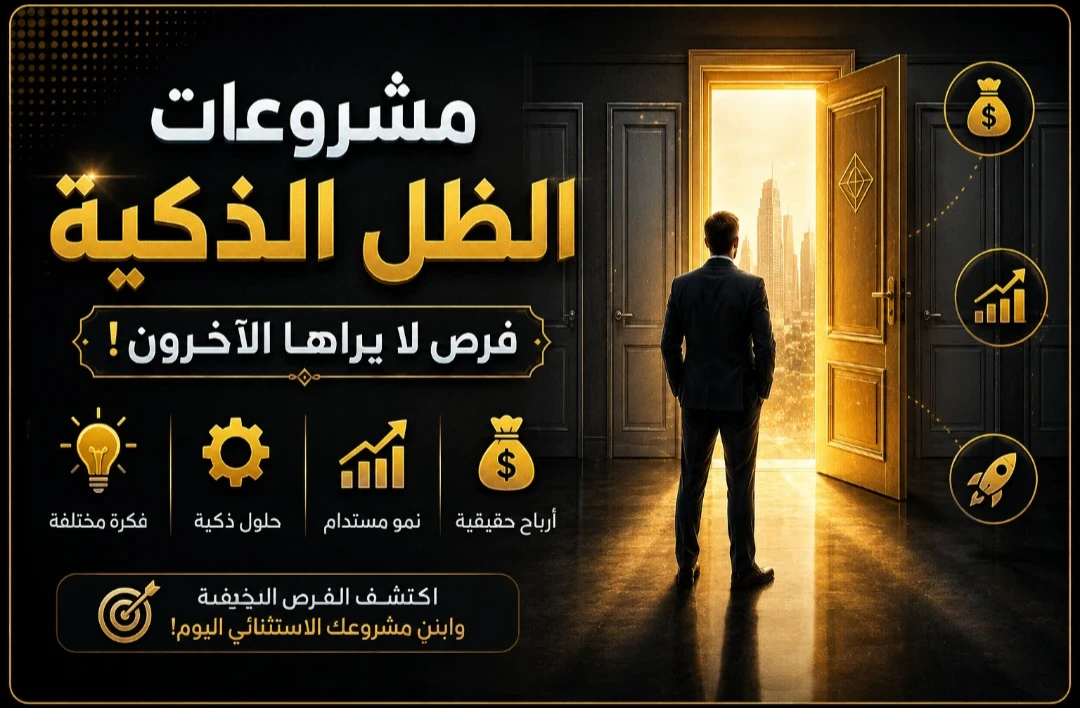 image about 🚀 مشروعات الظل الذكية: كيف تصنع دخلاً من الفرص التي لا يراها الآخرون؟