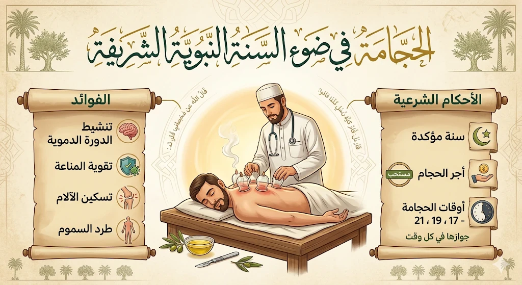 image about الحجامة في ضوء السنة النبوية الشريفة  الفوائد والأحكام الشرعية