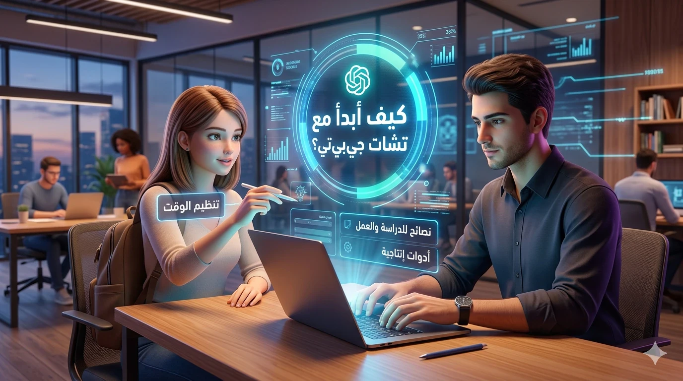 image about كيف تستخدم ChatGPT في الدراسة والعمل؟ دليلك لتحقيق أقصى استفادة من الذكاء الاصطناعي