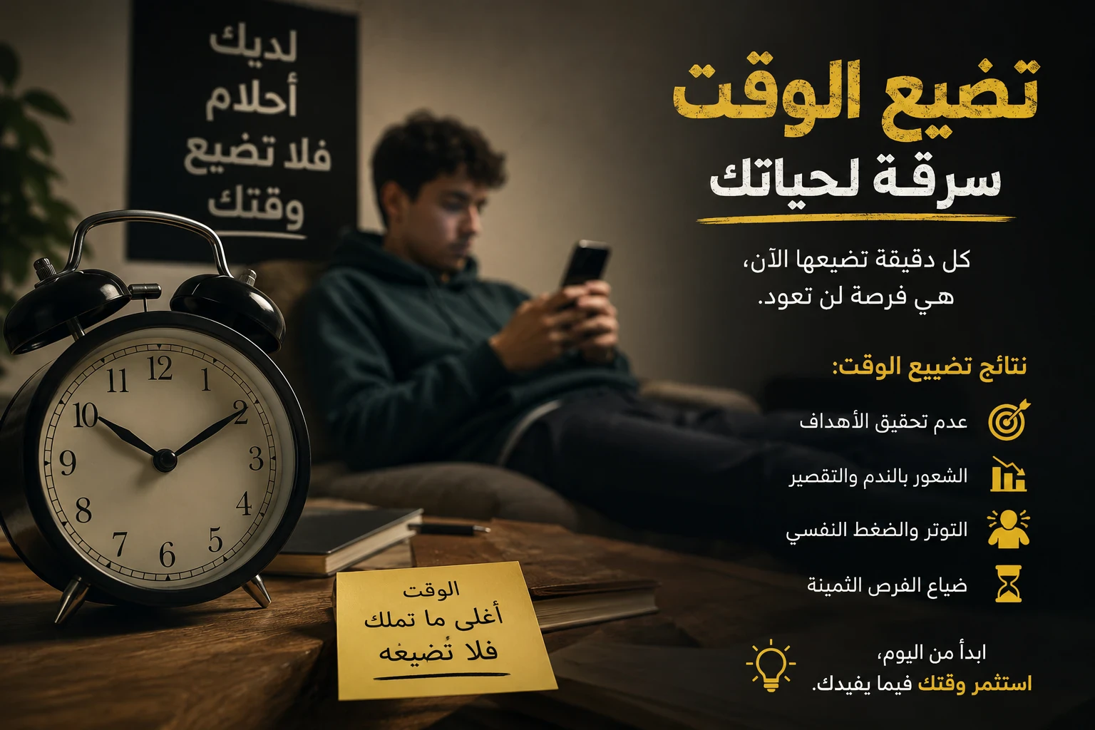 image about عادات بتسرق يومك من غير ما تحس