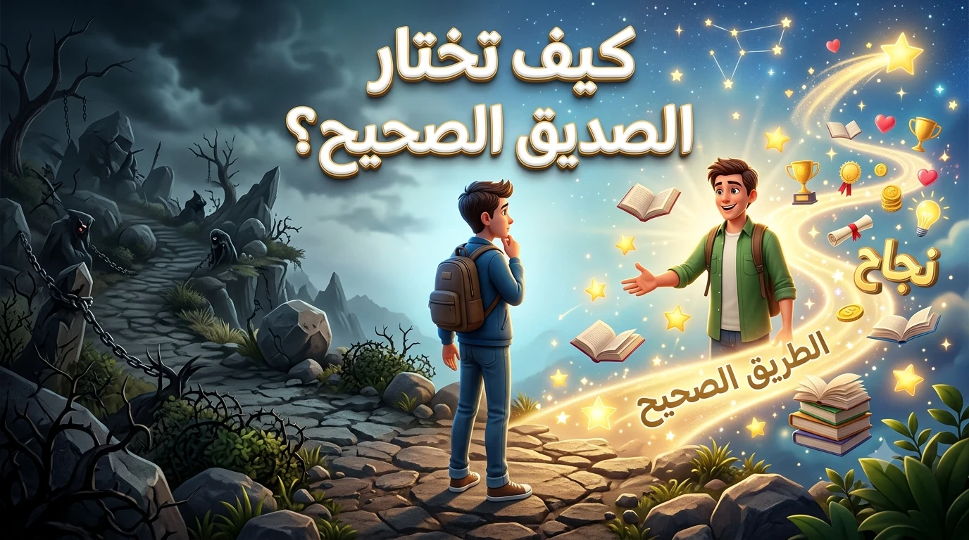 image about كيفية اختيار الصديق الصحيح