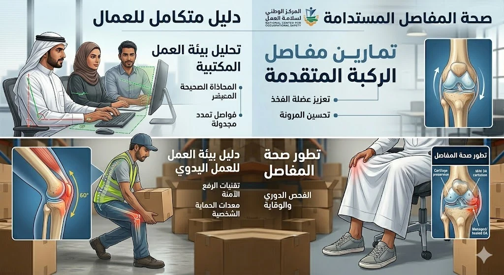 image about بين ضغط العمل وصحة الركبة: كيف تؤثر الحياة العملية على خشونة الركبة؟