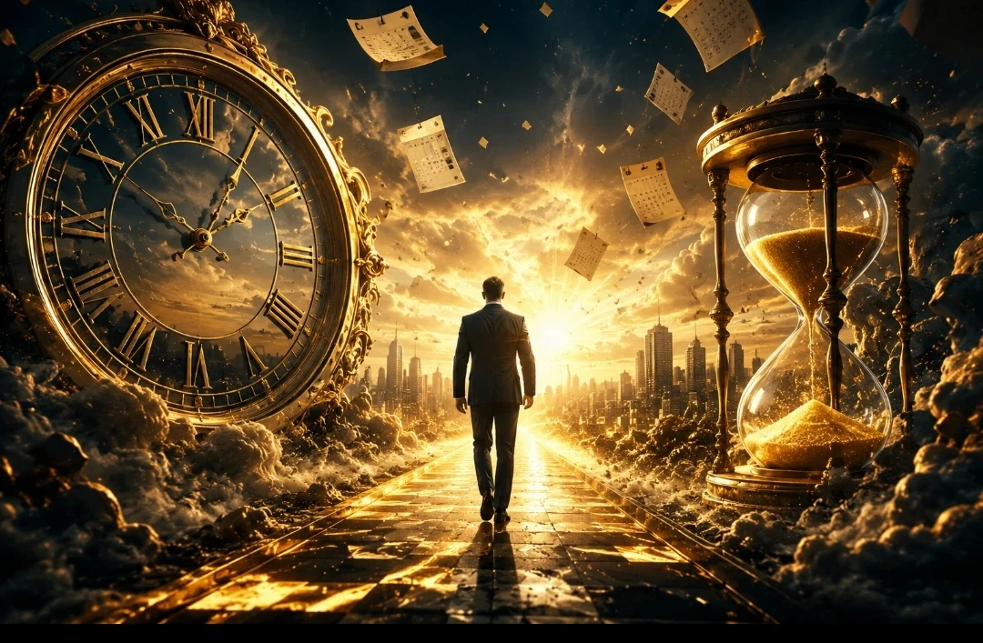 image about ⏳ الوقت... الثروة التي لا تُخزن في الخزائن