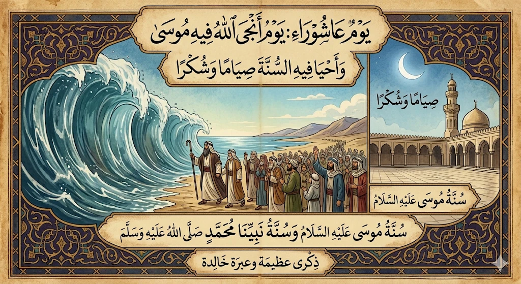 image about يوم عاشوراء — يوم أنجى الله فيه موسى وأحيا فيه السنة صيامًا وشكرًا