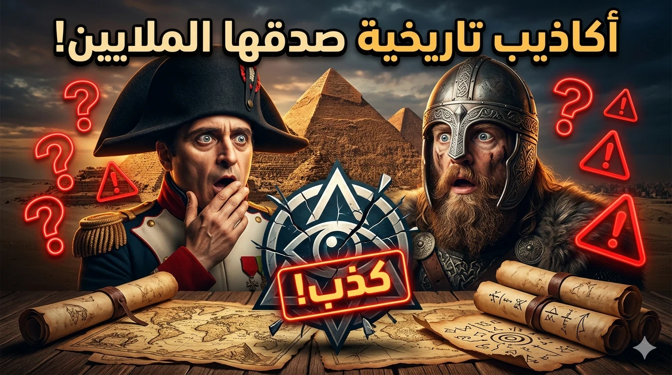 image about أشهر الأكاذيب التاريخية التي يصدقها ملايين الناس حتى اليوم