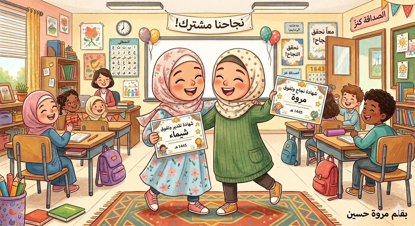 image about قصة صديقتين منذ الطفولة | مروة وشيماء وقوة الصداقة الحقيقية