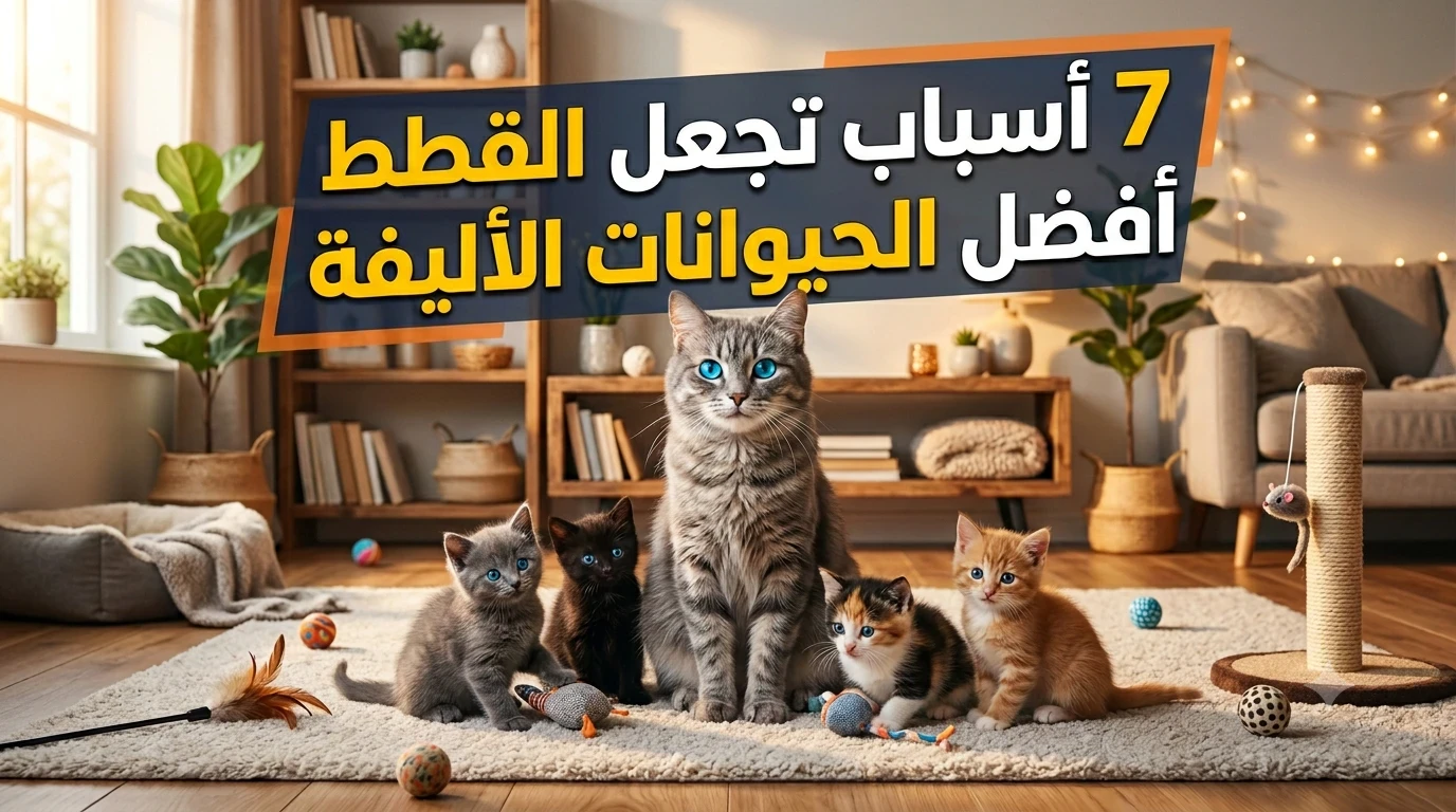 image about لماذا يزداد انتشار القطط المنزلية؟ 7 فوائد تجعل الكثيرين يفضلون تربيتها
