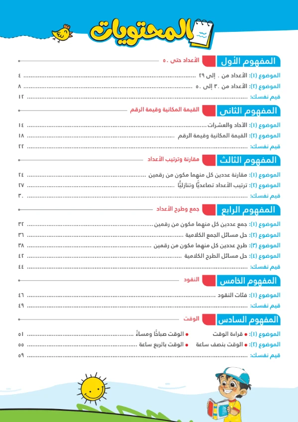 image about تحميل ملحق التأسيس في الرياضيات هدية من كتاب الأضواء للصف الأول الابتدائي الترم الأول 2027 PDF (الجزء الأول)