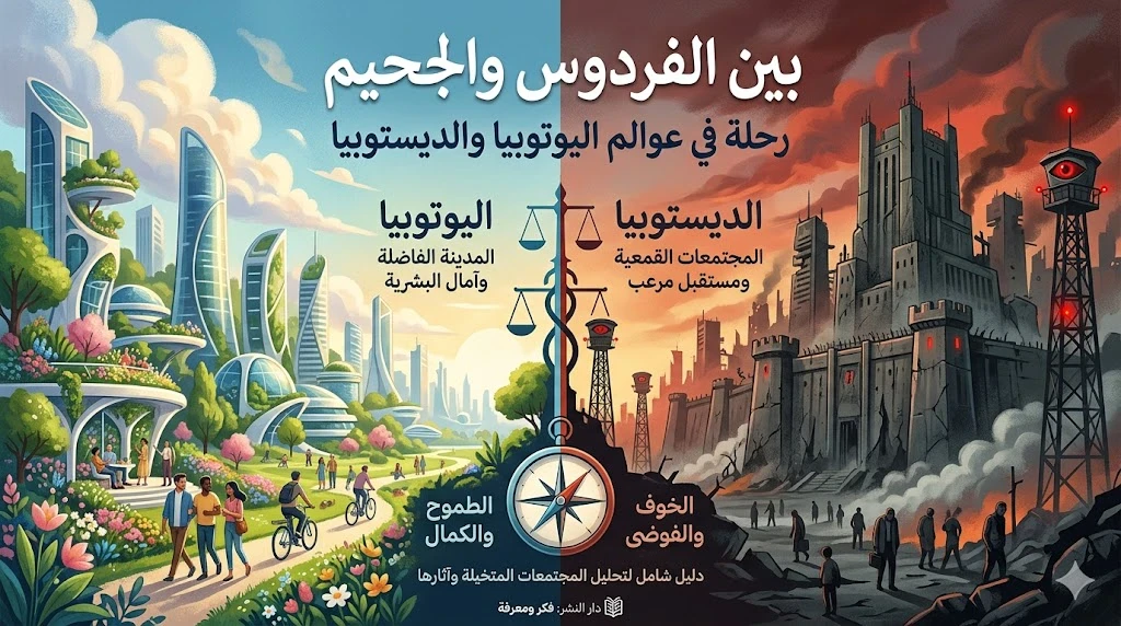 image about مقارنة بين اليوتوبيا والديستوبيا 