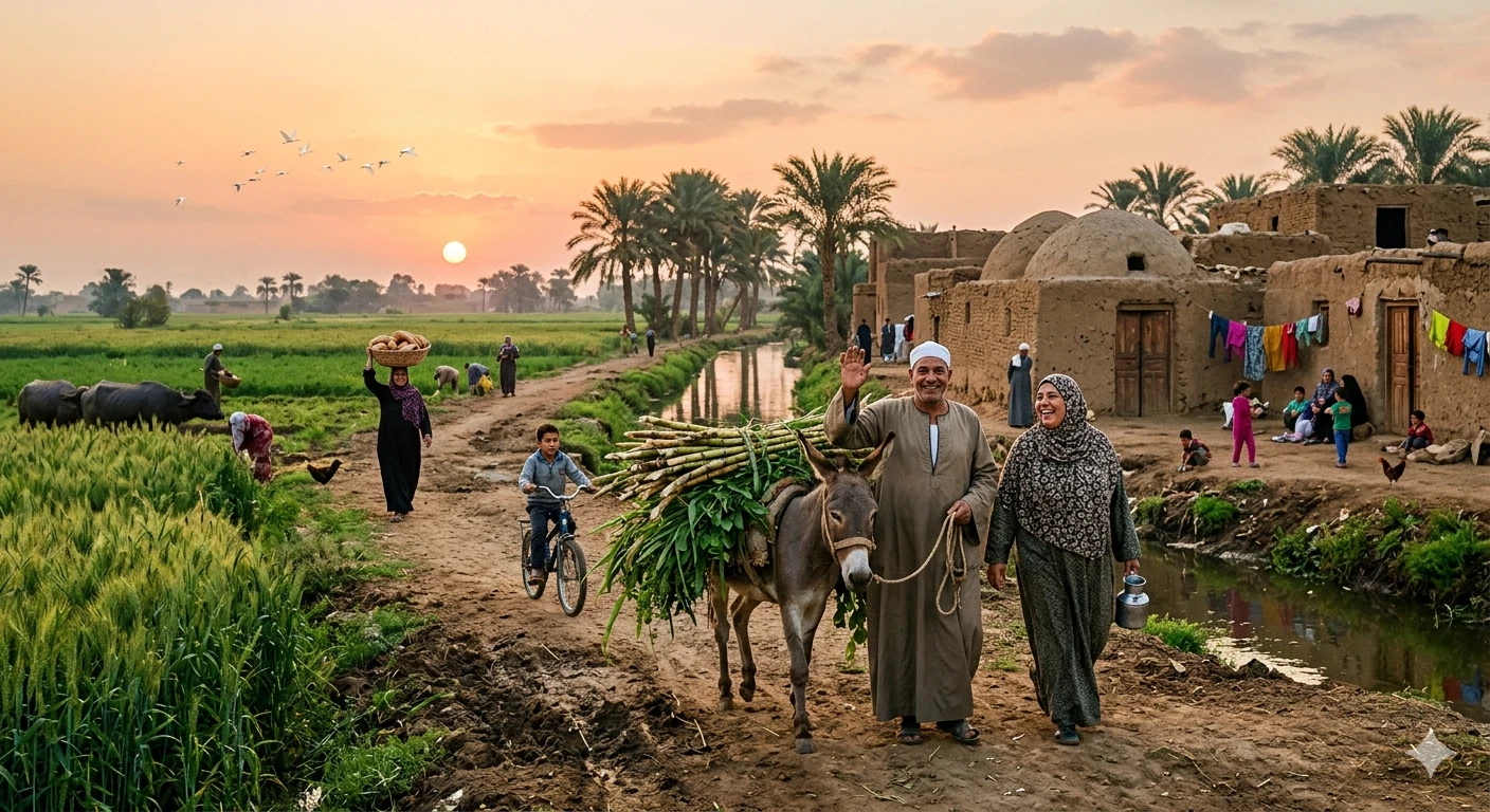 image about حياة الأرياف في مصر