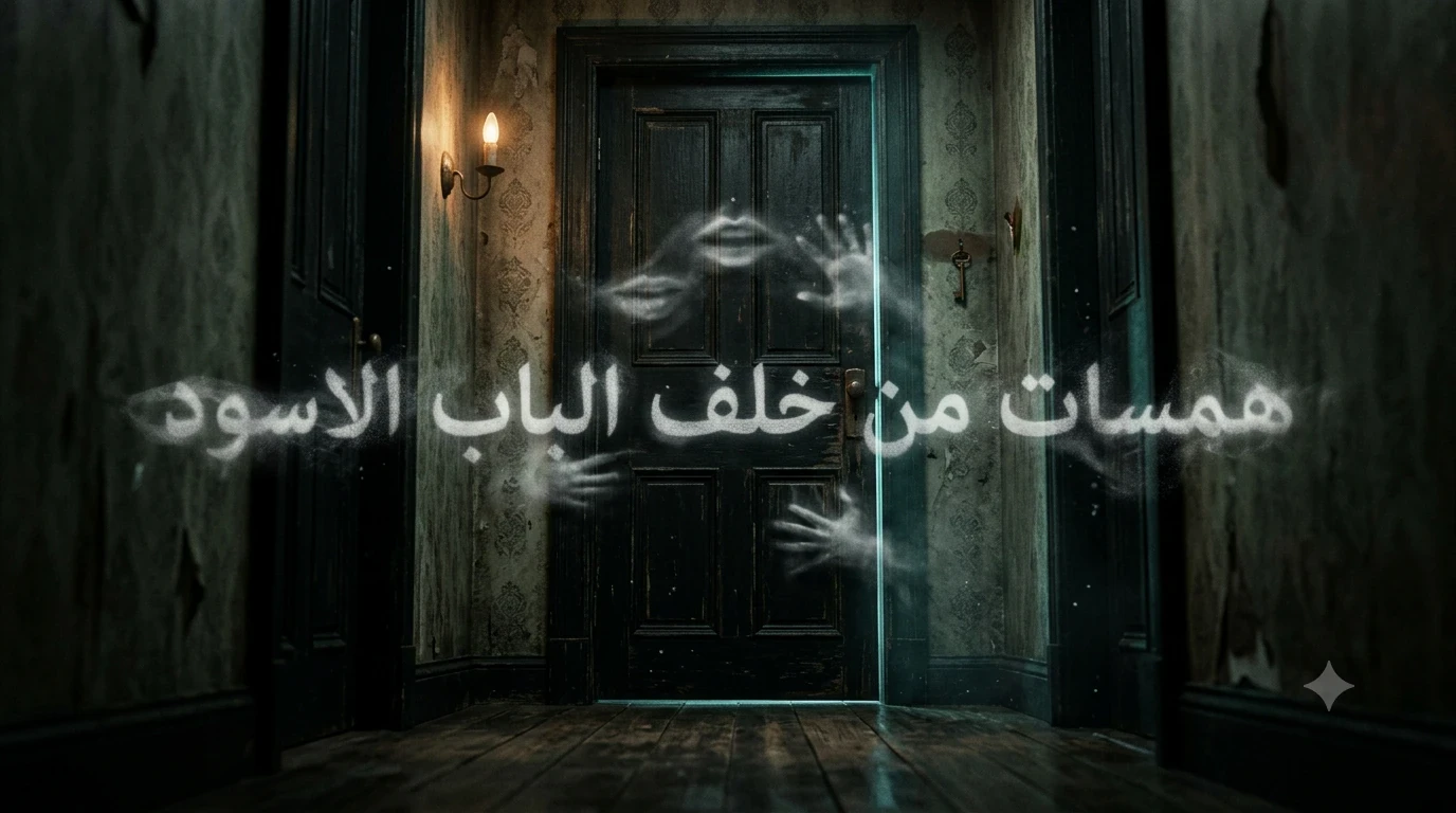 image about همسات من خلف الباب الاسود
