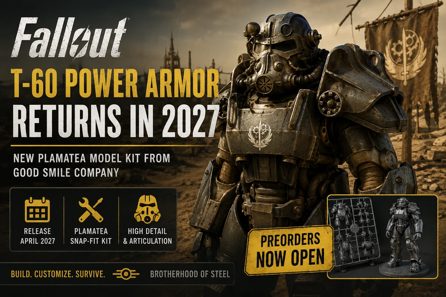 image about Fallout’s Legendary T-60 Power Armor Returns in 2027: A New Era for Collectors and Fans
