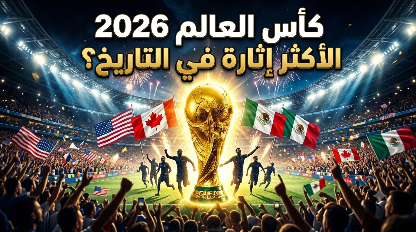 image about 5 أسباب تجعل كأس العالم 2026 النسخة الأكثر إثارة في تاريخ المونديال!