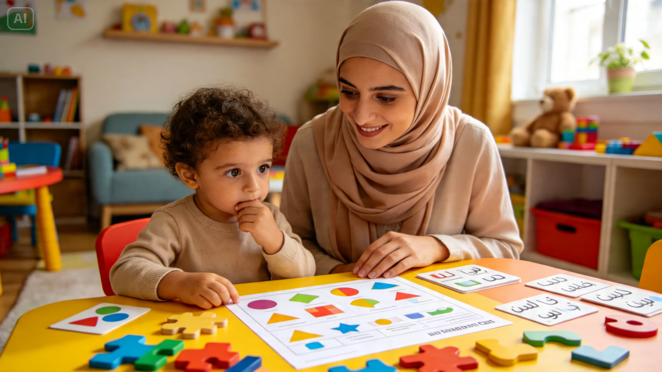 image about   🌟 من خلال هذا الاختبار البسيط    اكتشفي طريقة تفكير طفلك  🧠✨