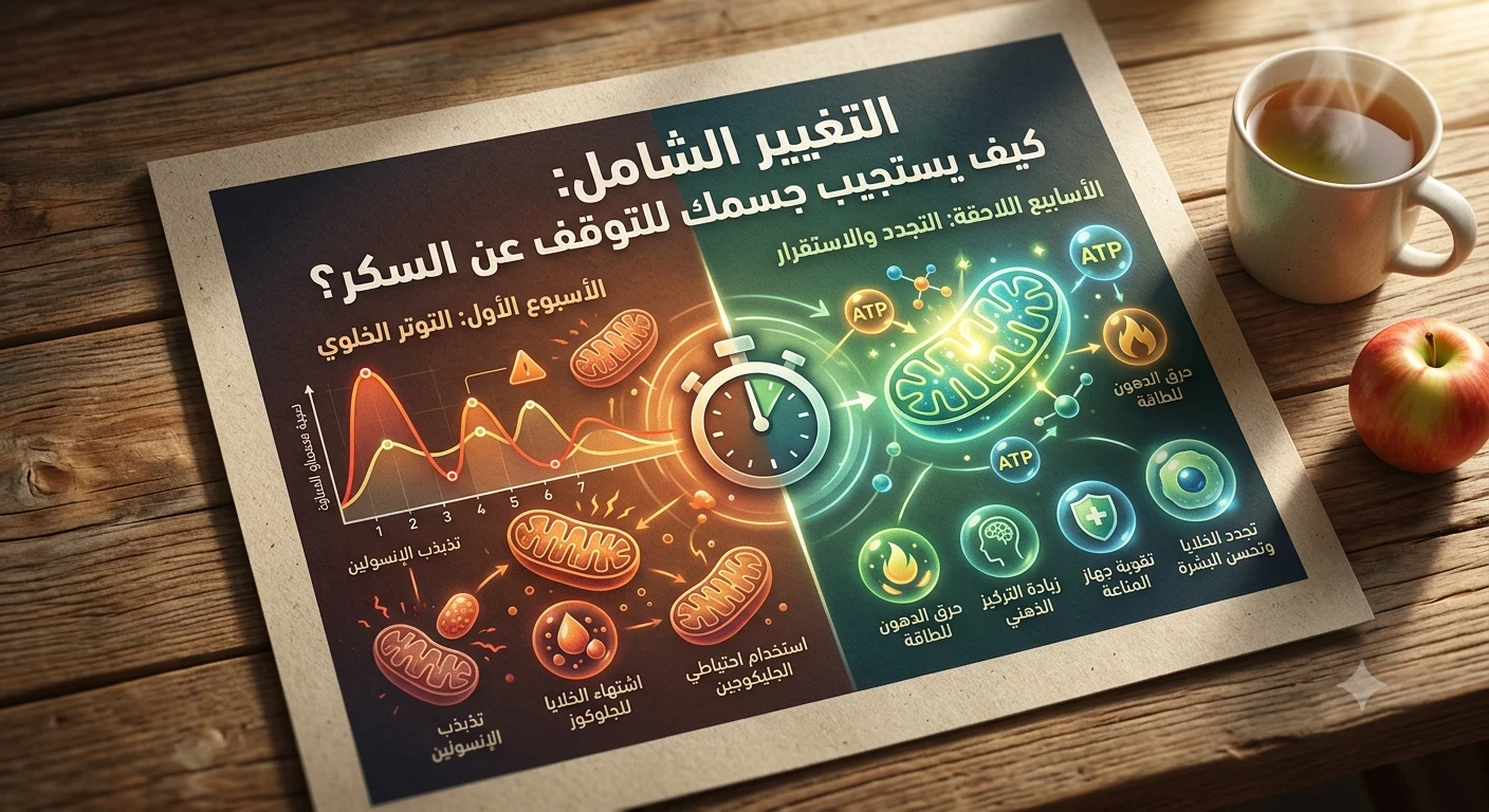 image about ماذا يحدث لجسمك إذا توقفت عن تناول السكر لمدة 30 يومًا؟ النتائج ستدهشك!