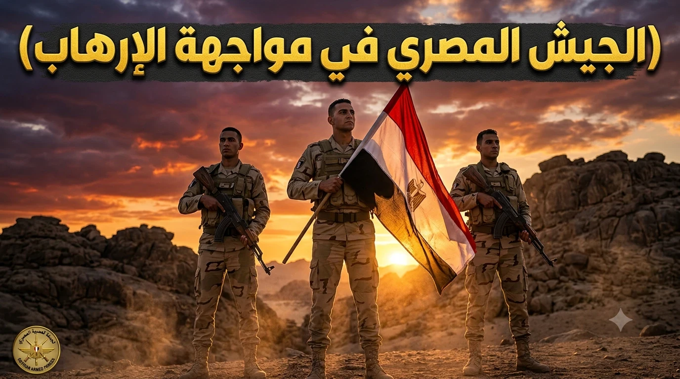 image about الجيش المصري ومواجهة الإرهاب: سنوات من التضحيات لحماية الأمن والاستقرار.