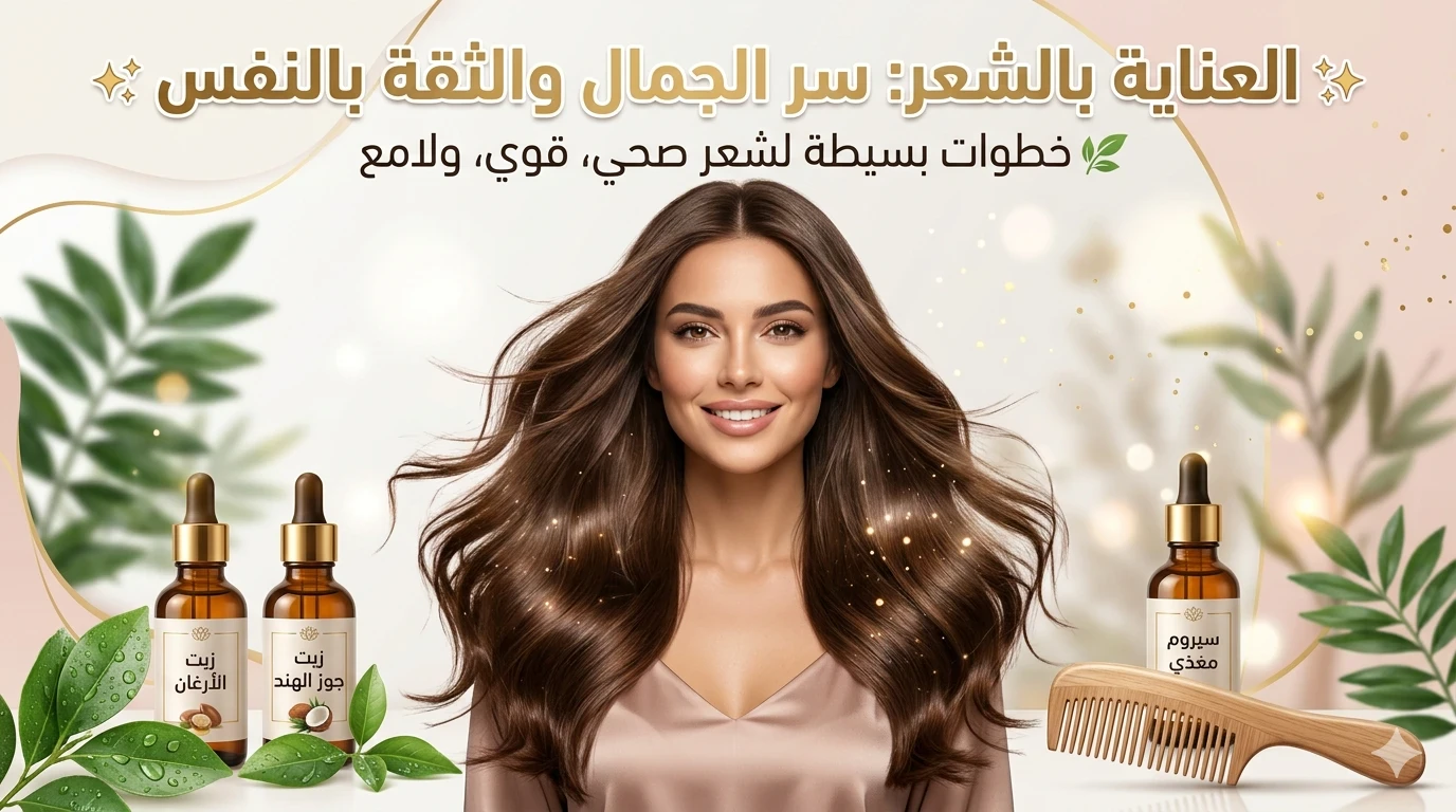 image about ✨ العناية بالشعر: سر الجمال والثقة بالنفس ✨
