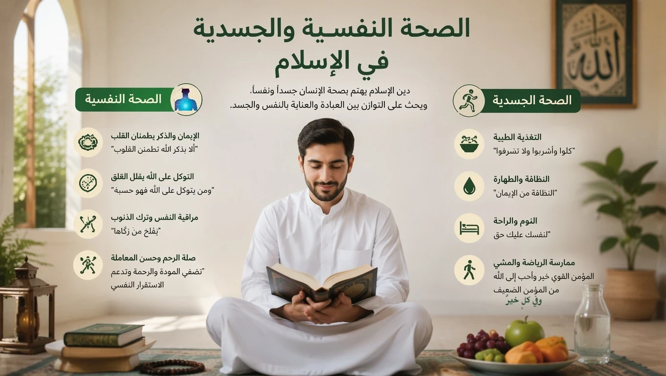 image about أساسيات الحفاظ على الصحة النفسية والجسدية