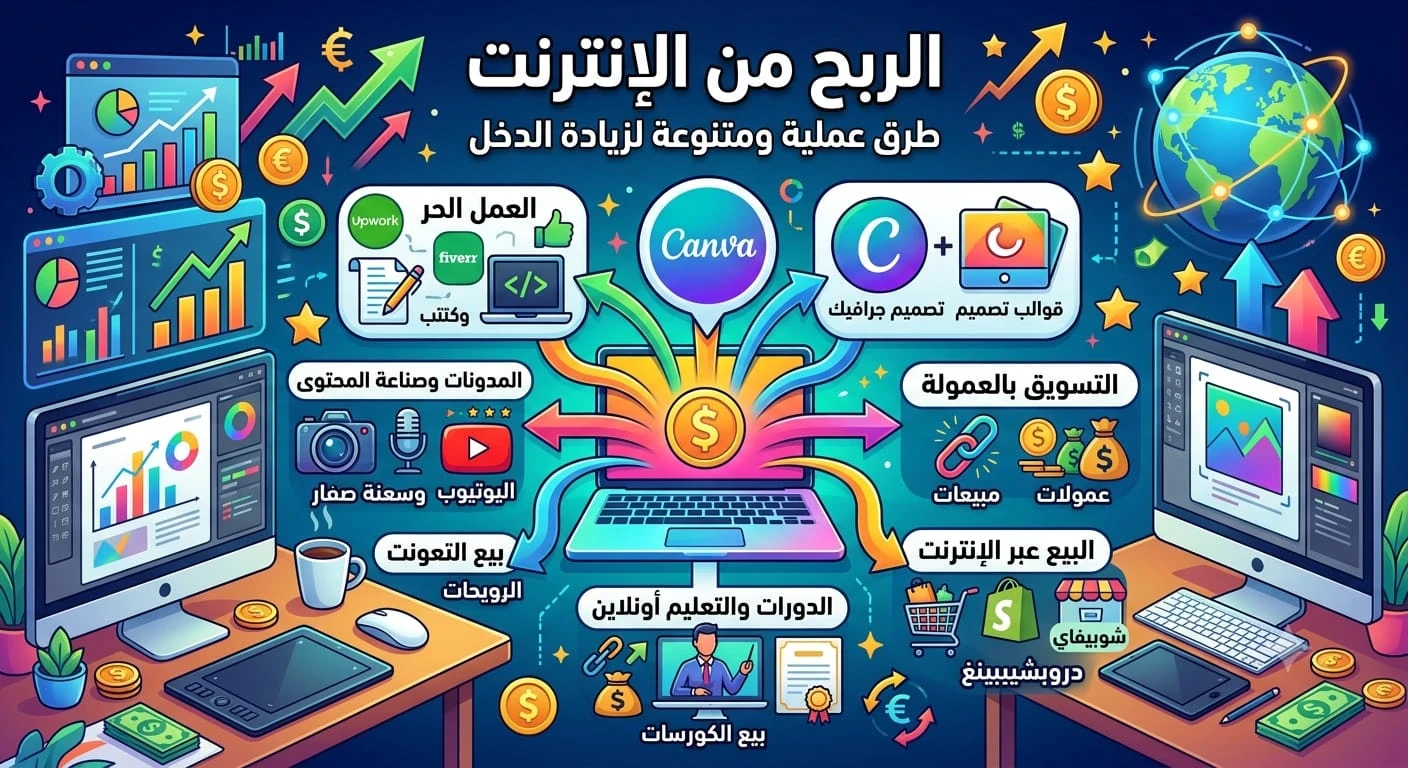 image about بدون رأس: مال أفضل 5 طرق مؤكدة للربح من الإنترنت للمبتدئين في 2026