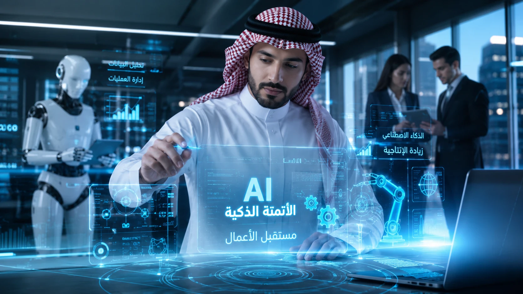 image about كيف يغير الذكاء الاصطناعي وأتمتة الأعمال مستقبل الشركات العربية؟