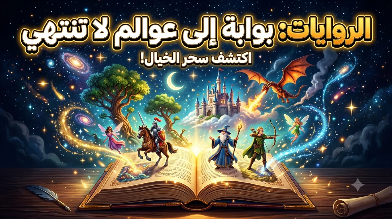 image about الروايات: نافذة إلى عوالم لا تنتهي