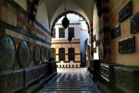 image about قصر العظم بدمشق  صورة مشرقة للفن المعماري الاسلامي
