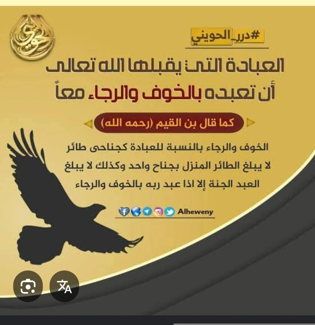 image about بين الخوف و الرجاء تحلق روح المؤمن فى السماء 