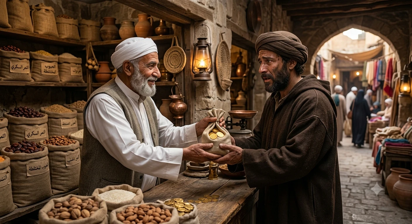 image about التاجر الأمين الذي غيّرت الأمانة حياته