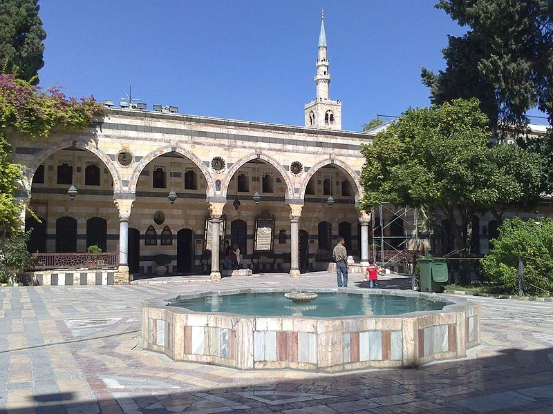 image about قصر العظم بدمشق  صورة مشرقة للفن المعماري الاسلامي