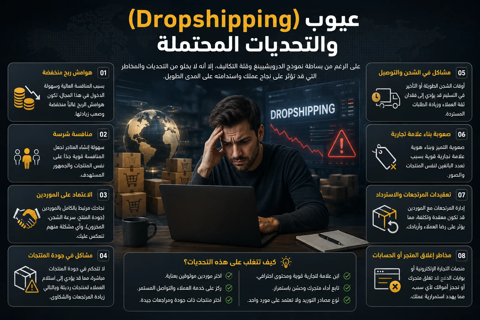 image about الدروبشيبينغ (Dropshipping) هو أسرع طريق الربح من الانترنت بأقل التكاليف