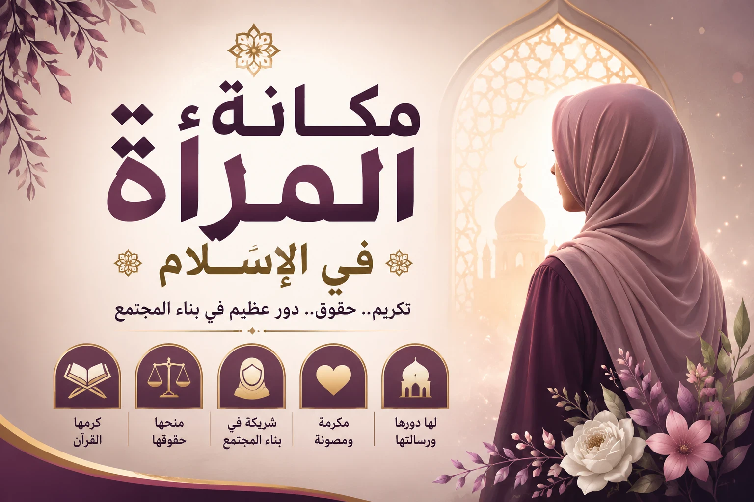 image about مكانة المرأة في الإسلام.. 