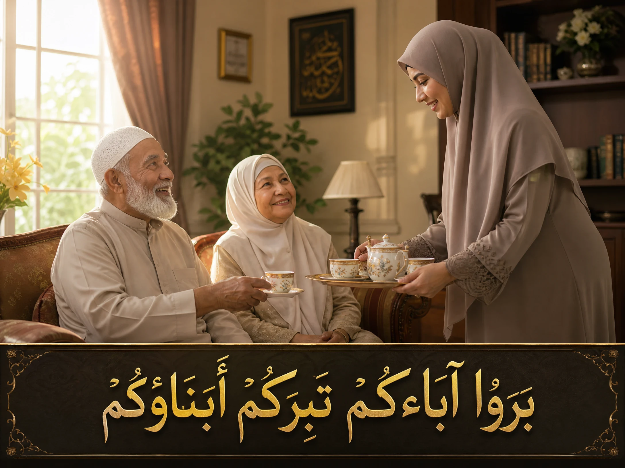 image about بر الوالدين: أدب حث عليه الدين الإسلامي الحنيف في القرآن والسنة