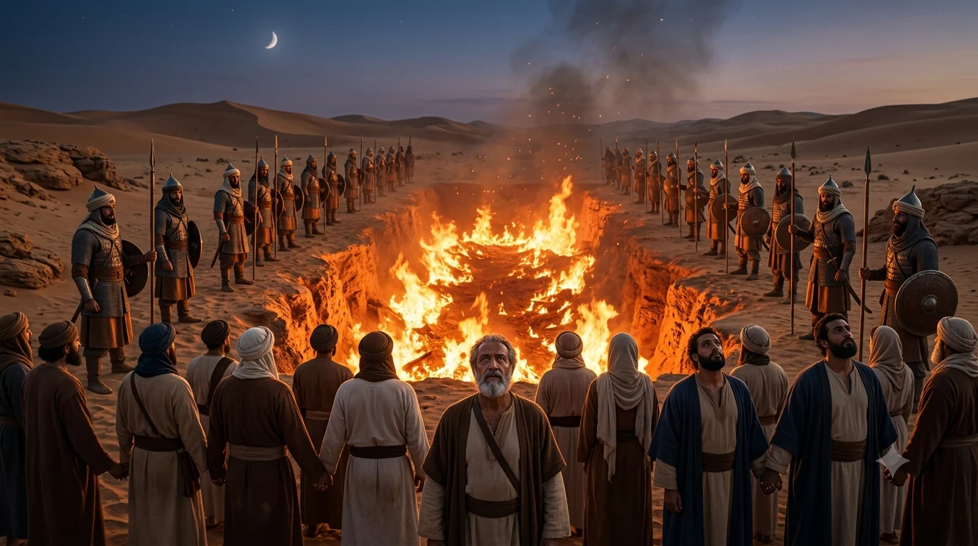 image about 🔥 الملك الذي ظن أنه يملك الدنيا... فسقط أمام إيمان غلام صغير! | قصة أصحاب الأخدود كاملة والعبر التي تهز القلوب