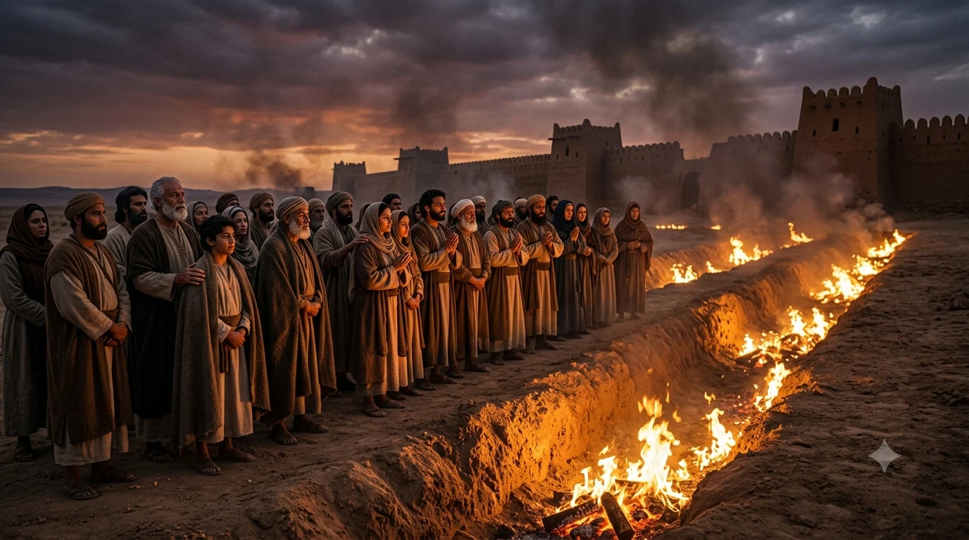 image about 🔥 الملك الذي ظن أنه يملك الدنيا... فسقط أمام إيمان غلام صغير! | قصة أصحاب الأخدود كاملة والعبر التي تهز القلوب
