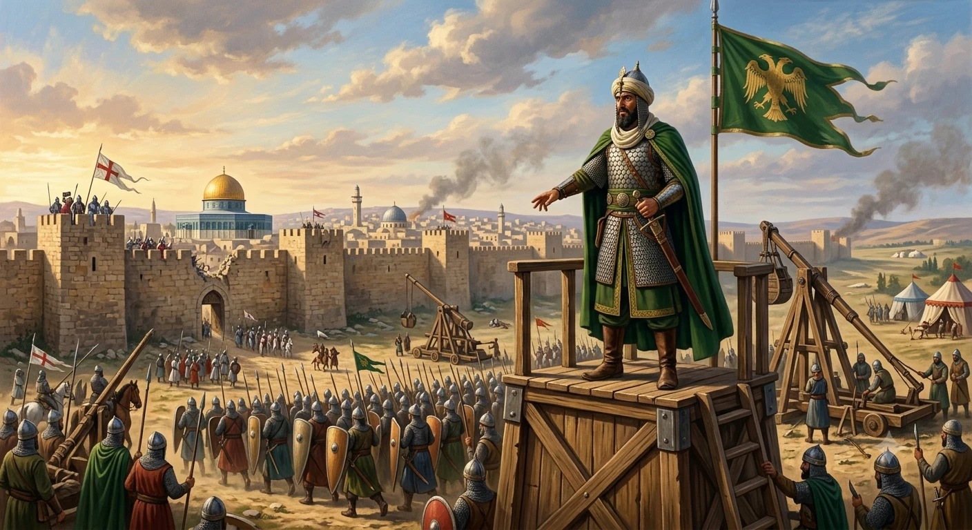 image about صلاح الدين الأيوبي: صانع الوحدة ومحرر القدس.. رحلة من البدايات المتواضعة إلى قمة المجد