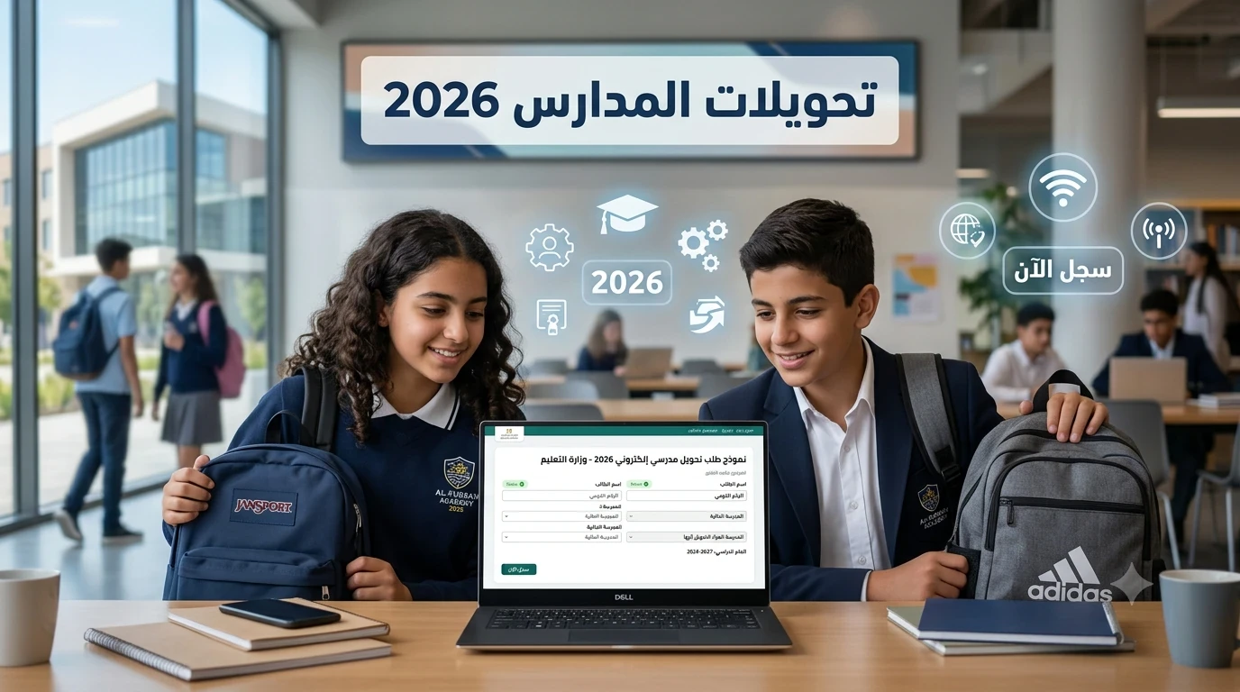image about تحويلات المدارس 2026.. العد التنازلي يبدأ لفتح باب التقديم الإلكتروني بين المدارس