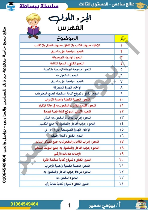 image about تحميل مذكرة ببساطة في النحو المستوى الثالث للصف السادس الابتدائي 2027 PDF – أقوى مذكرة شرح وتدريبات