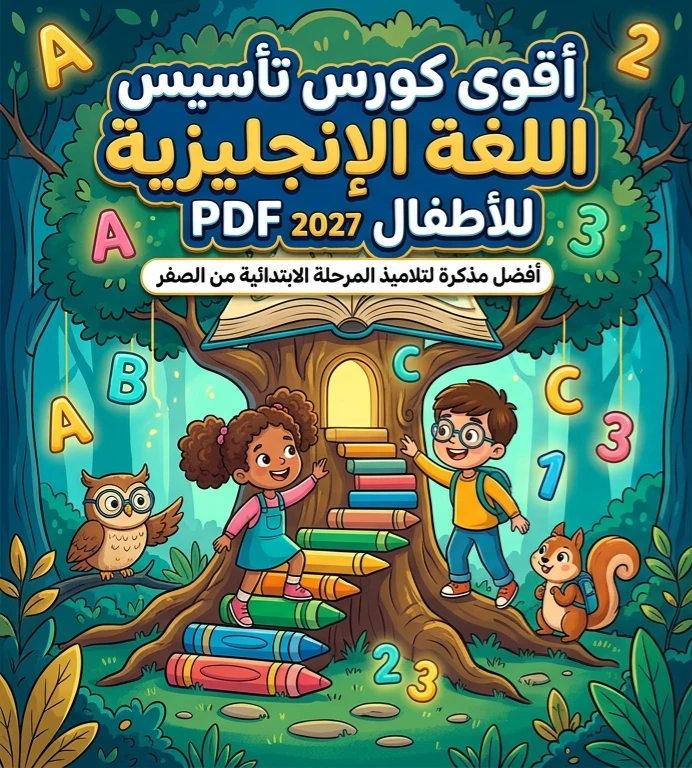 image about 📥 تحميل أقوى كورس تأسيس اللغة الإنجليزية للأطفال 2027 PDF | أفضل مذكرة لتلاميذ المرحلة الابتدائية من الصفر