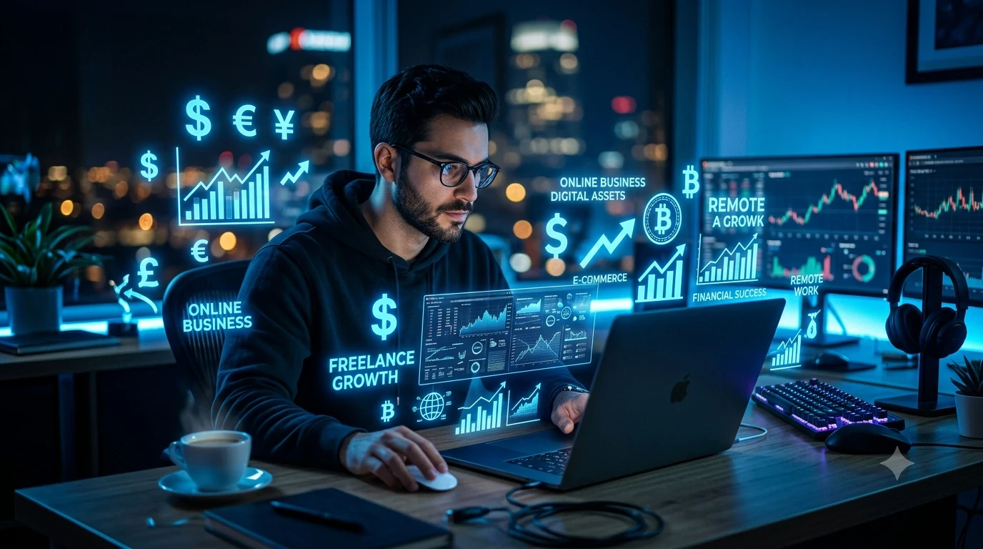 image about أفضل 10 طرق حقيقية للربح من الإنترنت في 2026 للمبتدئين بدون رأس مال