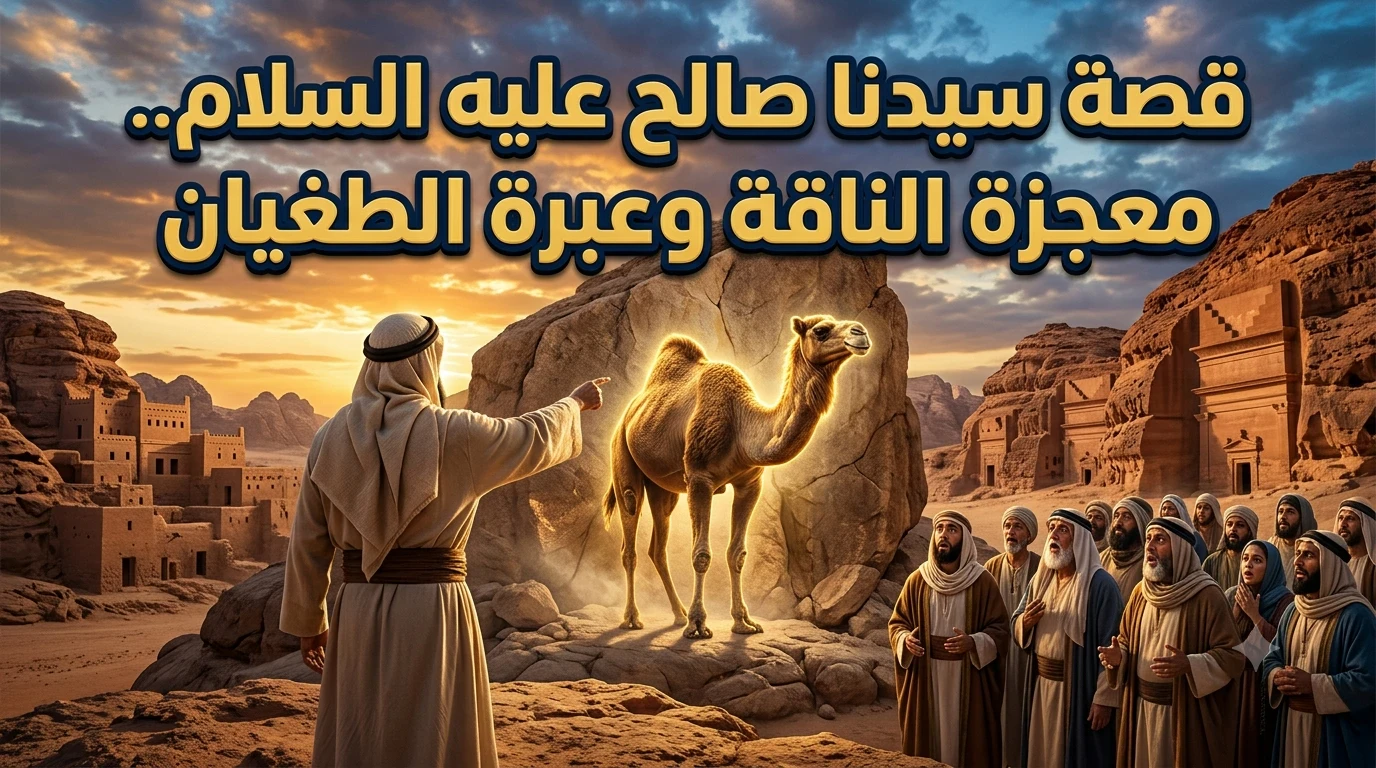 image about قصة سيدنا صالح عليه السلام: معجزة الناقة وعبرة الإيمان والطاعة
