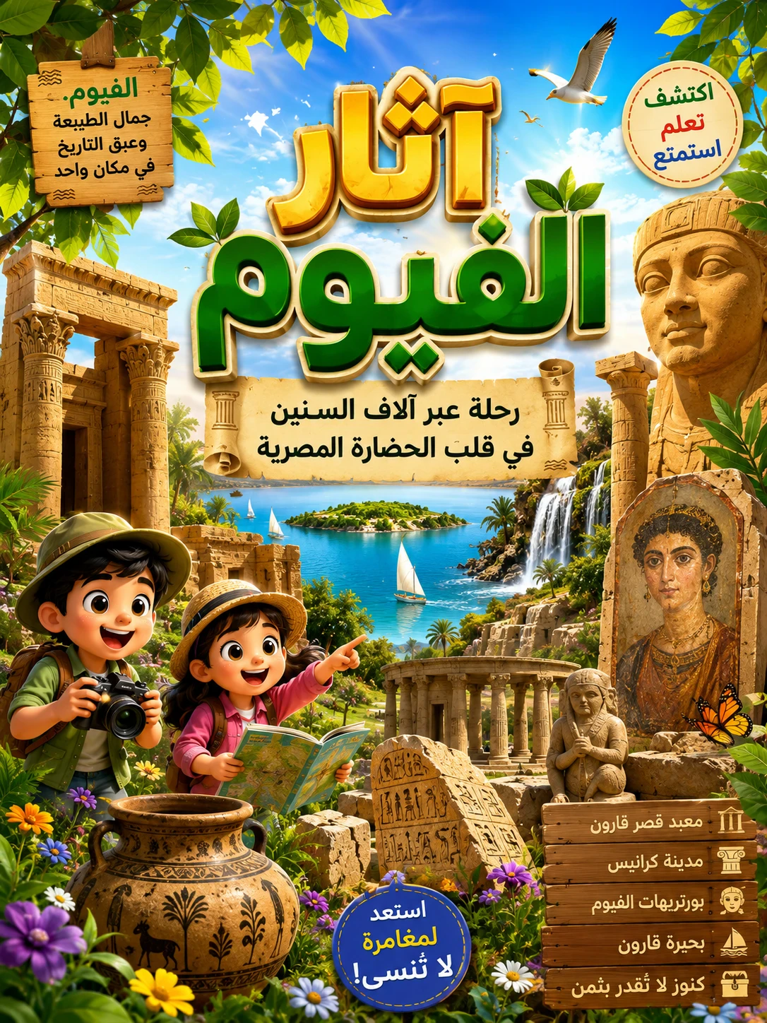 image about آثار الفيوم.. رحلة عبر آلاف السنين في قلب الحضارة المصرية
