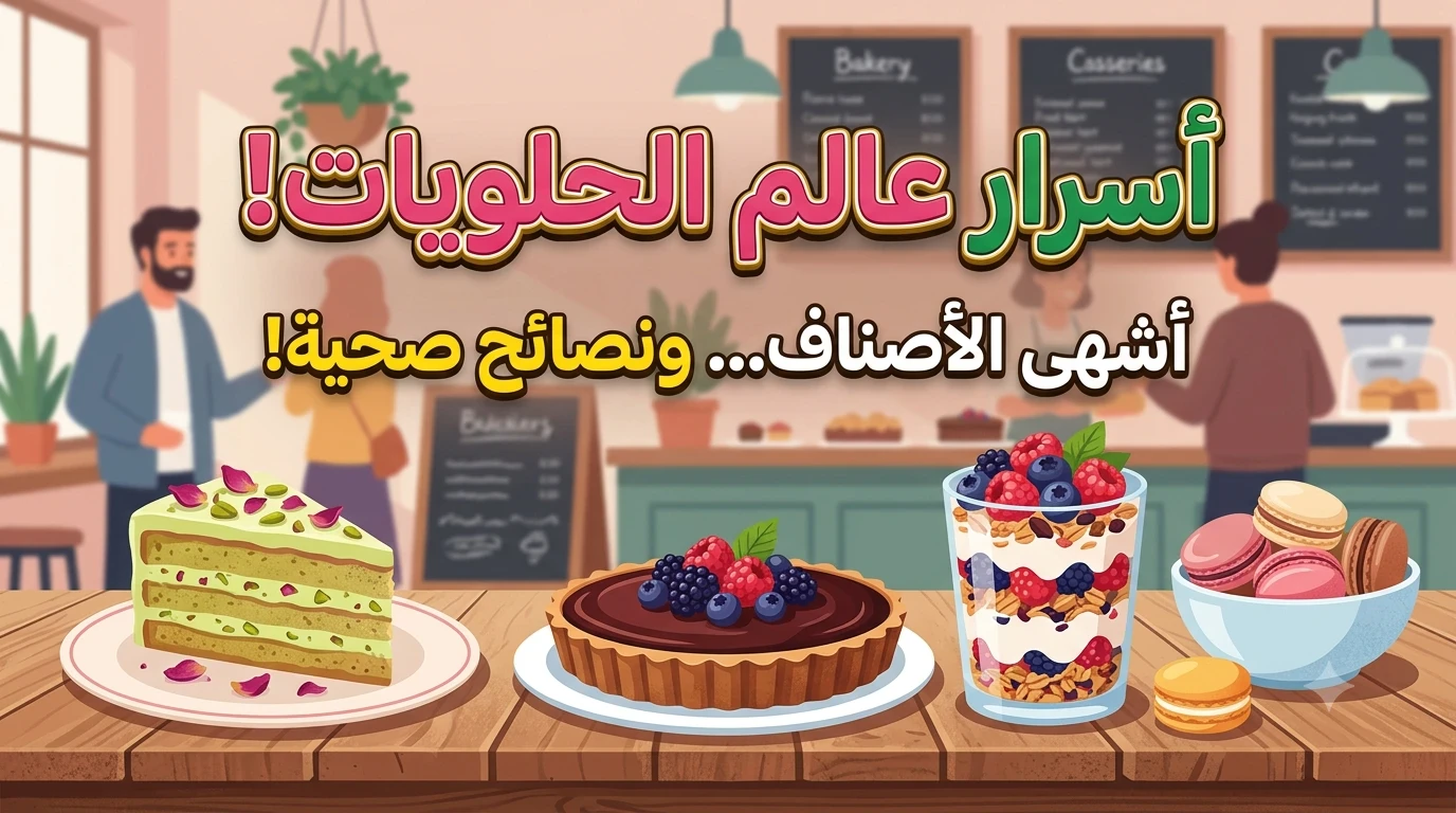 image about 🍰 الحلويات: متعة المذاق وفن الإبداع في كل لقمة