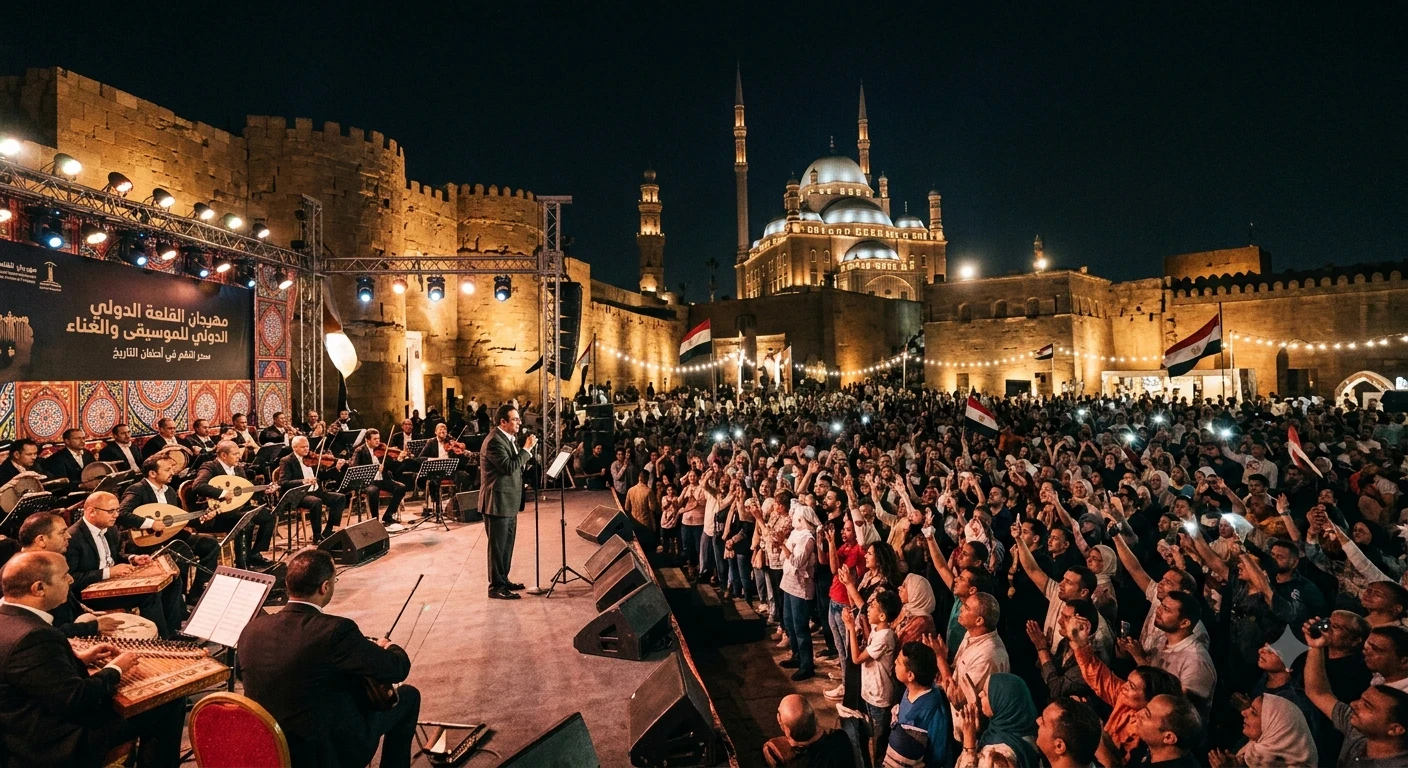 image about سحر النغم في أحضان التاريخ.. مهرجان القلعة الدولي منارة الثقافة والفن الجماهيري في مصر