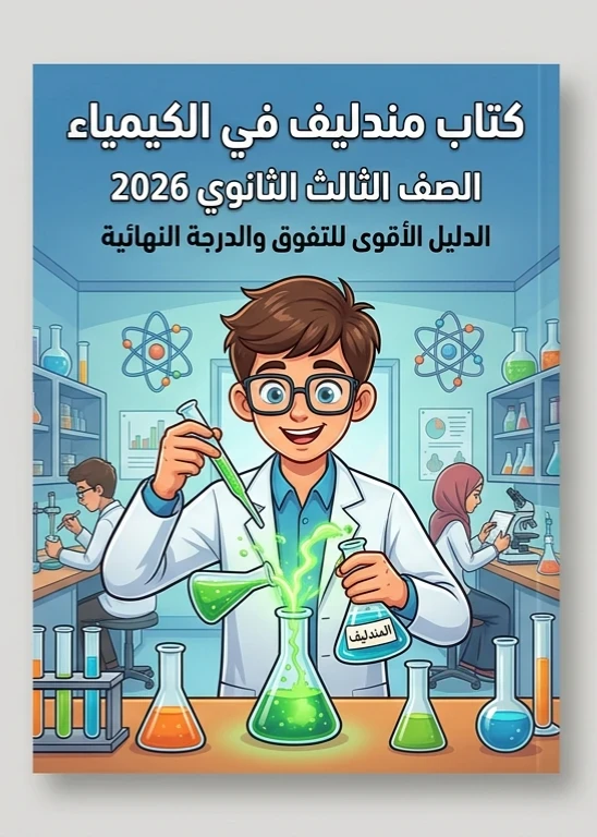 image about 📙 كتاب مندليف في الكيمياء للصف الثالث الثانوي 2026 PDF | أقوى دليل للتفوق والحصول على الدرجة النهائية