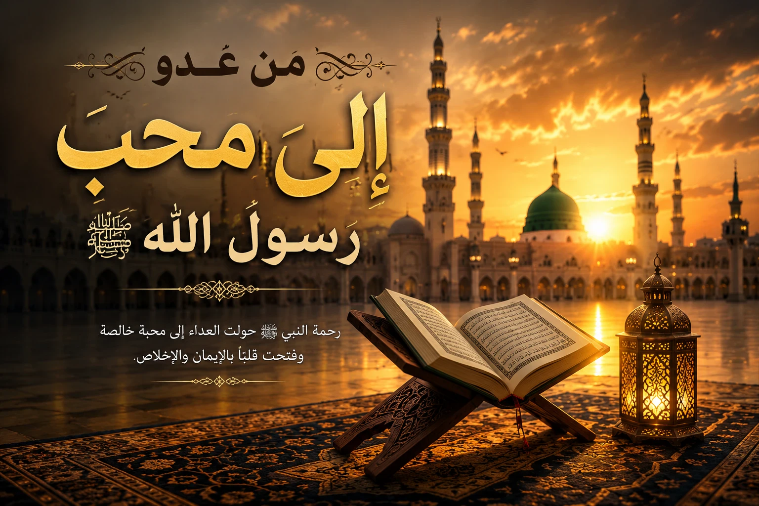 image about قصة فضالة بن عمير.. الصحابي الذي خرج ليقتل النبي ﷺ فأصبح من أشد محبيه