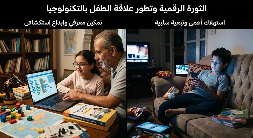 image about أضرار الشاشات للأطفال: الجانب المظلم للتكنولوجيا وكيف تسرق الأجهزة الذكية براءة الطفولة والنمو السليم؟