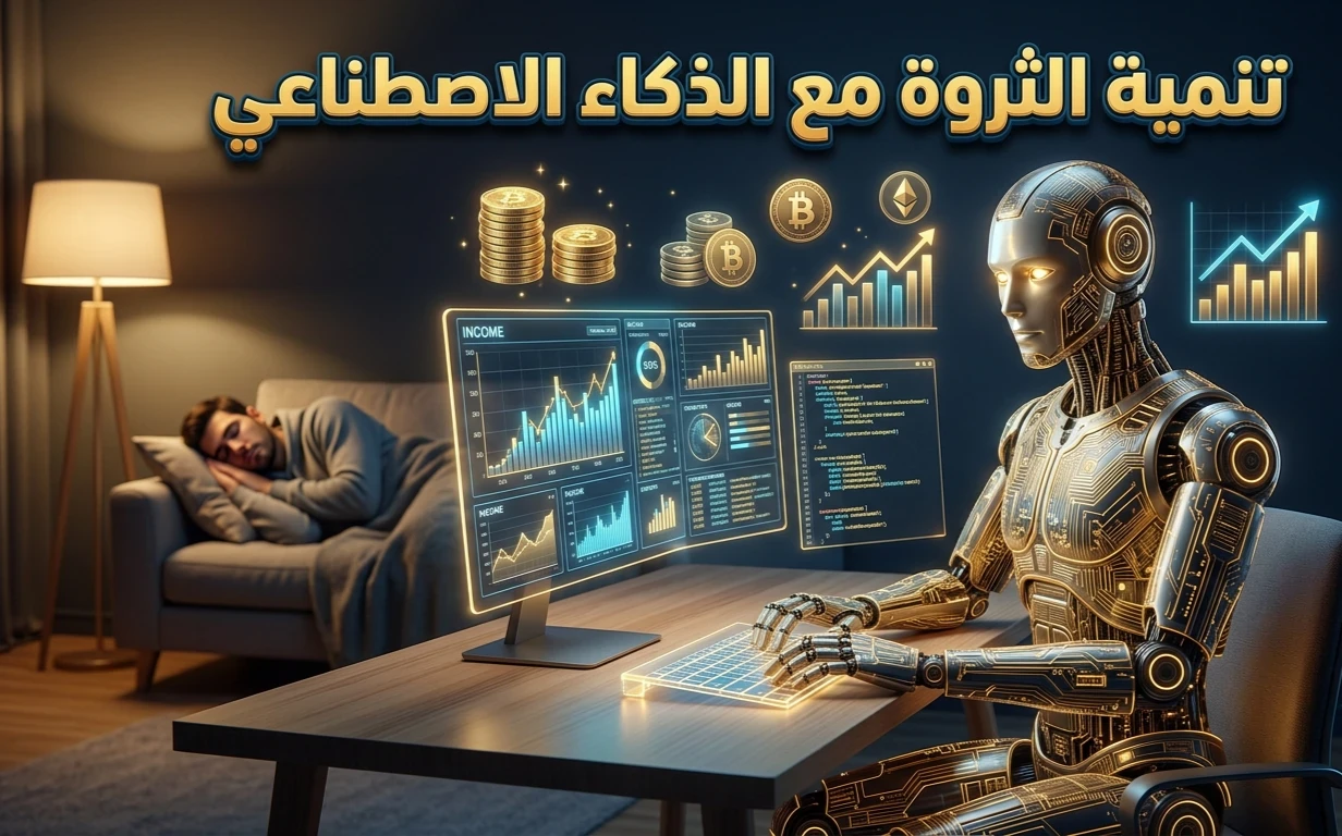 image about الذكاء الاصطناعي يعمل.. وأنت نائم: كيف تبني آلة دخل ذكية تُدار بنفسها في 2025