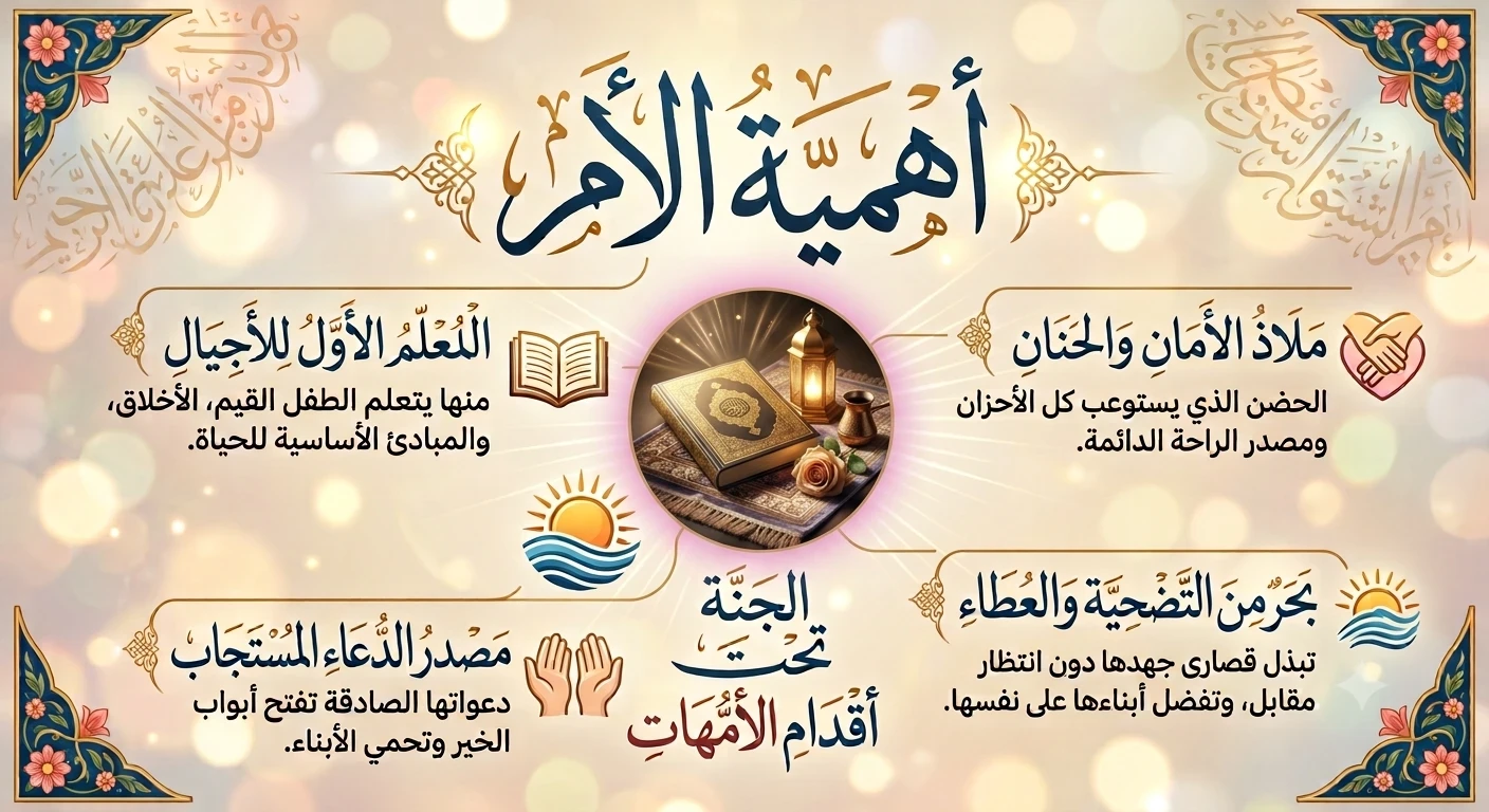 image about الأم: نبض الحياة وجنة الأرض
