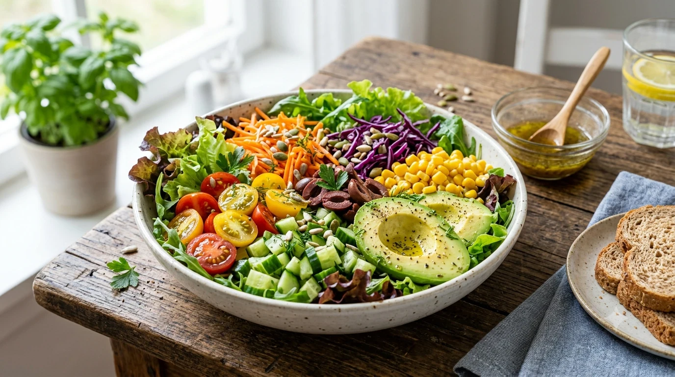 image about 🥗 فوائد السلطات الصحية: سر التغذية المتوازنة والحياة الصحية