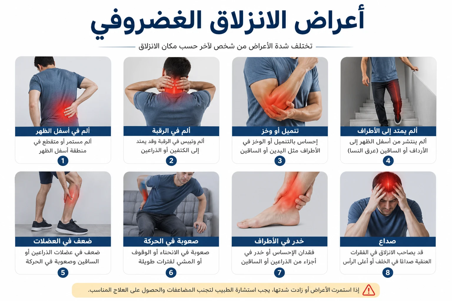 image about الانزلاق الغضروفي: الأسباب، الأعراض، وطرق العلاج الفعّالة للحفاظ على صحة العمود الفقري